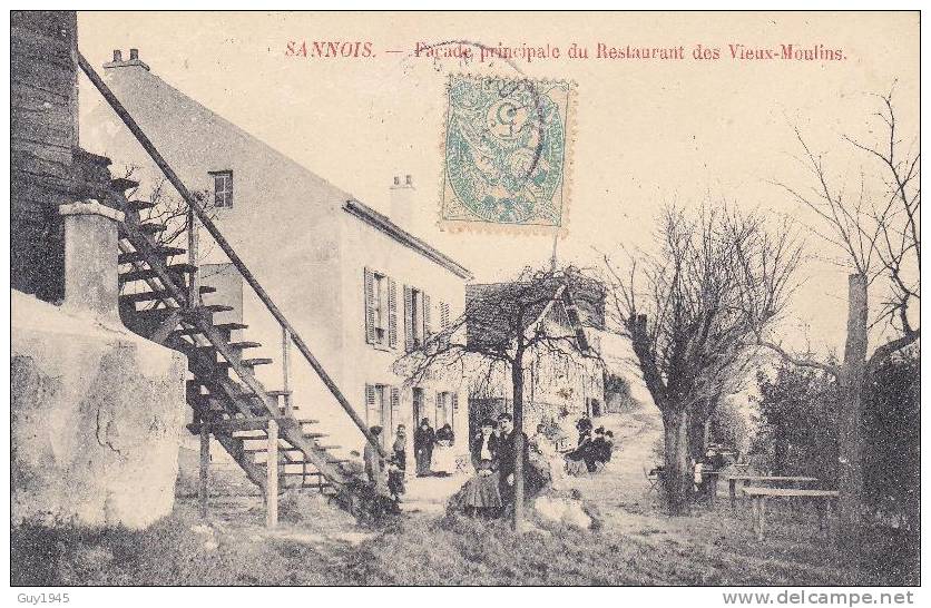 Sannois : Parade Principale Du Restaurant Des Vieux Moulins - Sannois