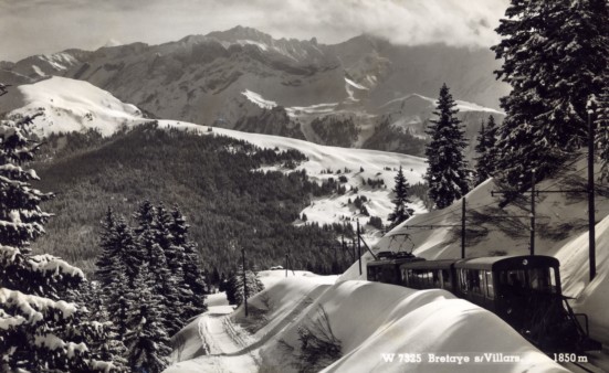 BRETAYE SUR VILLARS ... TRAIN FUNICULAIRE - Villars-les-Moines