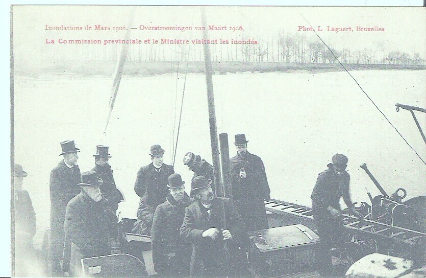 MOERZEKE - OVERSTROOMINGEN VAN MAART 1906 - Hamme