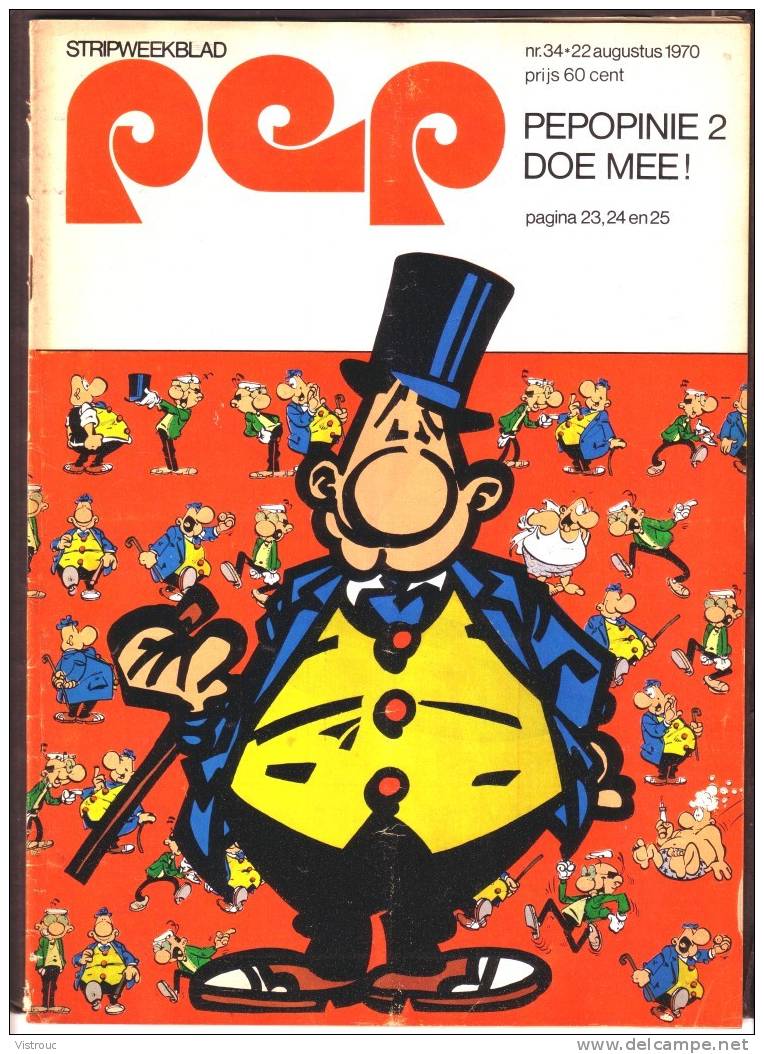 1970 - PEP - N° 34 - Weekblad - Lucky LUKE - ASTERIX - Luc ORIENT... - Pep