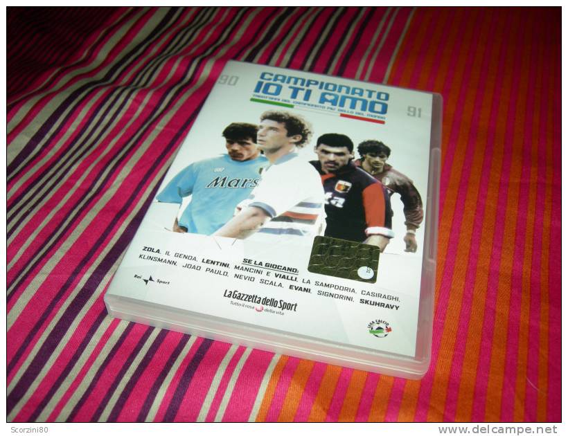 DVD-CAMPIONATO IO TI AMO 1990-1991 Gazzetta Dello Sport - Deporte