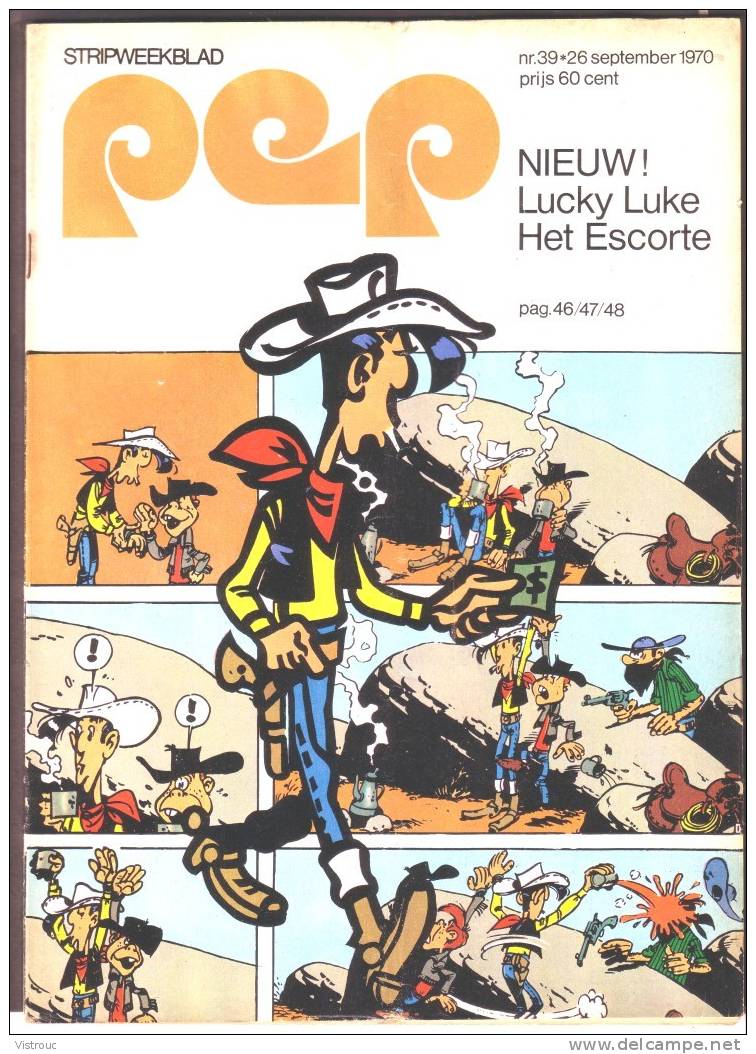1970 - PEP - N° 39  - Weekblad - Met Artikel/fotos Van THE BIRDS.  Lucky LUKE - ASTERIX - Luc ORIENT... - Pep