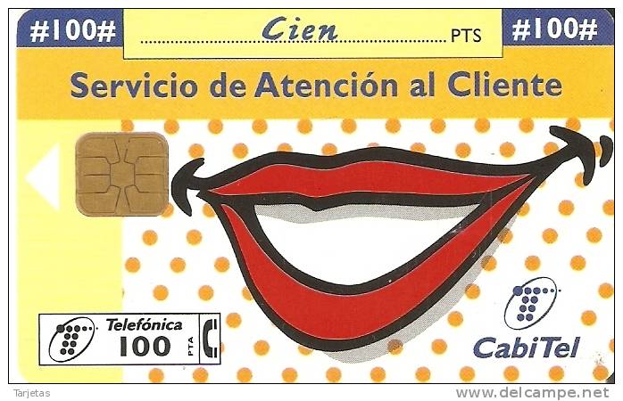 P-251  TARJETA DE ESPAÑA DE ATENCION CLIENTE TIRADA 8000 - Privatausgaben