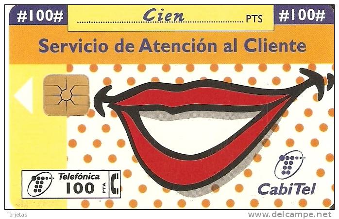 P-335  TARJETA DE ESPAÑA DE ATENCION CLIENTE DE  TIRADA 21000 - Privatausgaben