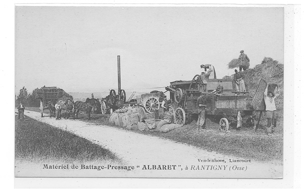 60 )) RANTIGNY - Matériel De Battage Pressage ALBARET, ANIMEE, - Rantigny