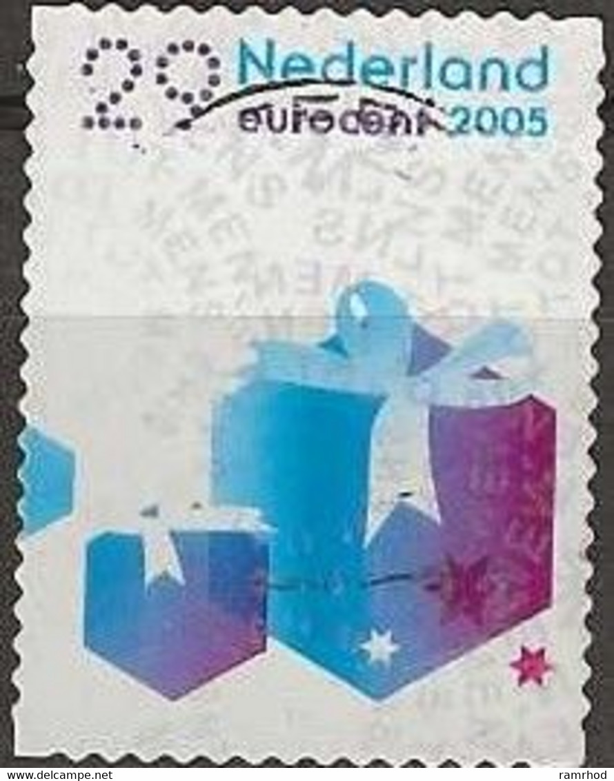 NETHERLANDS 2005 Christmas - 29c Parcel FU - Usados