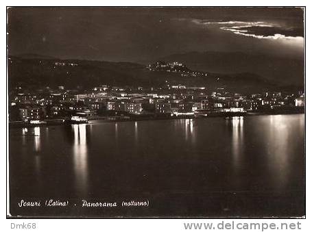 SCAURI ( LATINA ) PANORAMA ( NOTTURNO ) 1961 - Latina