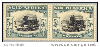 South Africa #65 Mint Hinged 5sh Pair From 1949 - Altri & Non Classificati