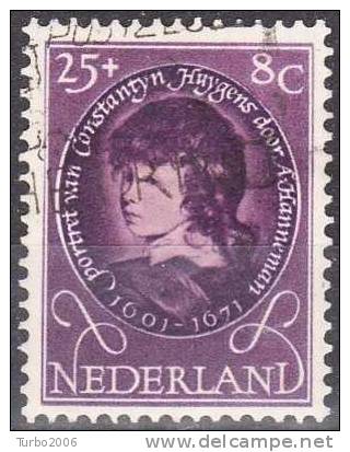 1955 Kinderzegel 25 + 8 Cent Paars NVPH 670 - Used Stamps