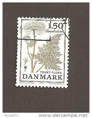 Danemark N°655 Oblitéré Fleurs Ombelle - Oblitérés
