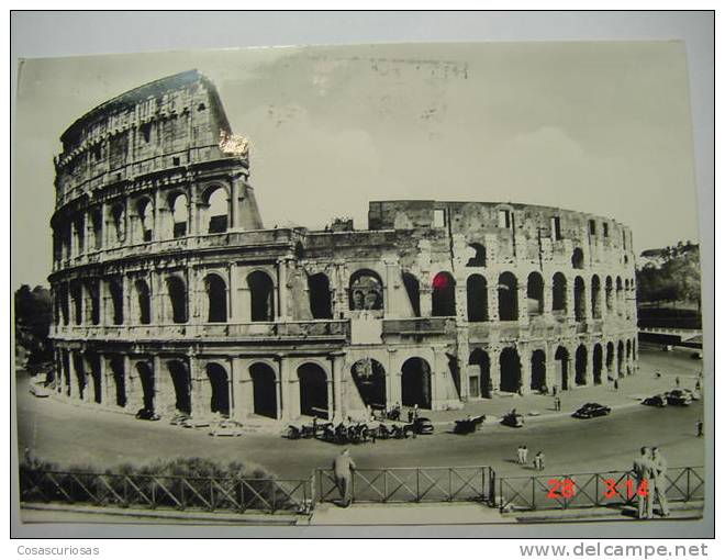 607 ROMA IL COLOSSEO  ITALIA ITALY    ANNI 1950 VEDI ALTRI IN IL MIO NEGOZIO - Colisée