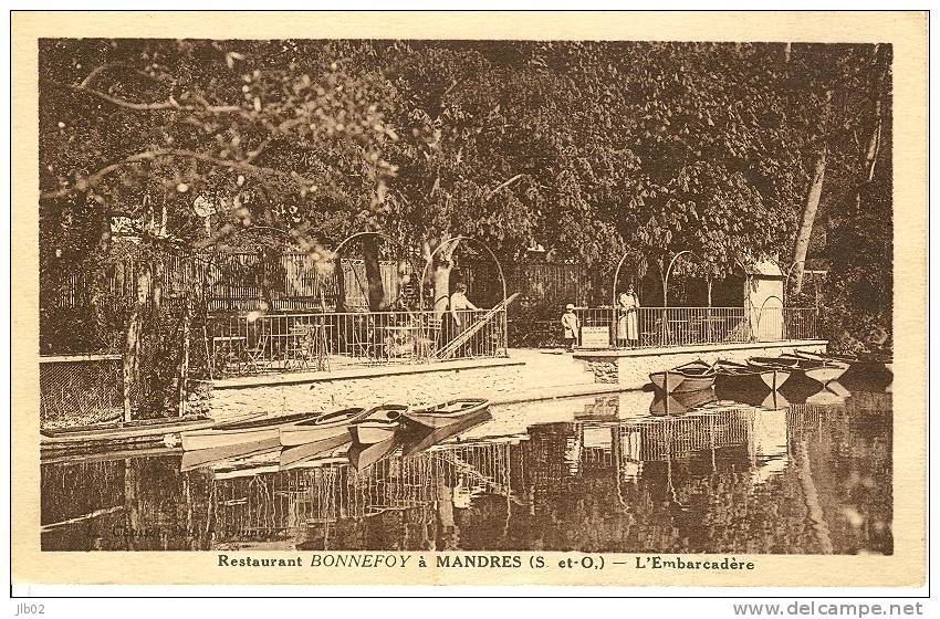 Restaurant Bonnefoy à Mandres (S Et O) - L'embarcadère - Mandres Les Roses