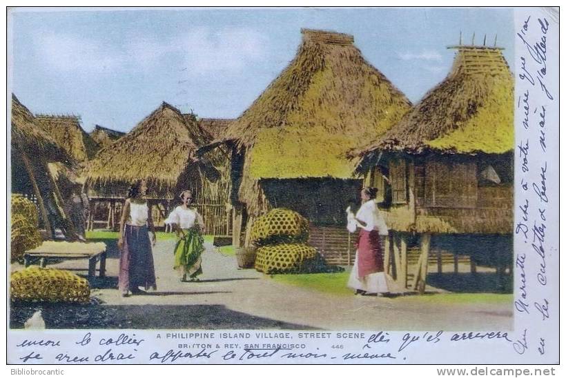 PHILLIPINES - A PHILIPPINE ISLAND VILLAGE, STREET SCENE - Philippinen