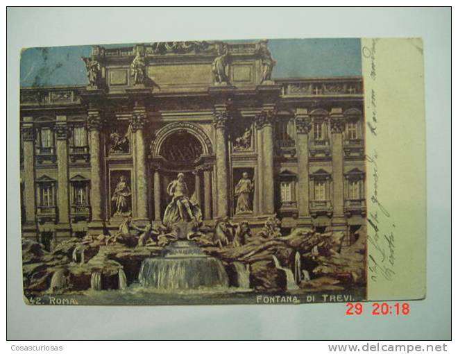 755 ROMA  FONTANA DI TREVI   ITALIA ITALY    ANNI 1910 VEDI ALTRI IN IL MIO NEGOZIO - Fontana Di Trevi