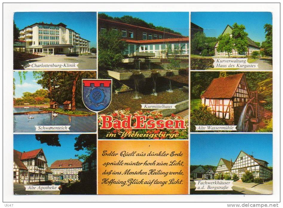 - BAD ESSEN. - Soleheibad Am Wiehengebirge Im Osnabrücker Land - Timbre - Scan Verso - - Bad Essen