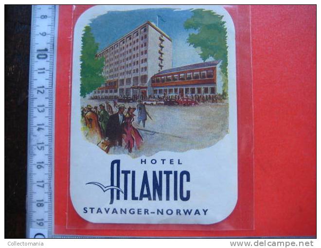 99  Old Hotel Labels , Collection From Noorwegen - Norway - Norvège - Baggage Label Collection  VERY GOOD - Etiketten Van Hotels