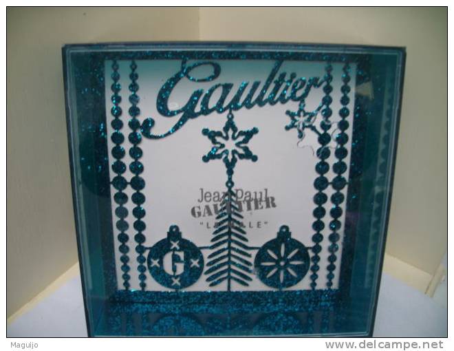 GAULTIER " LE MALE" BOITE  CARREE   VIDE  MAIS BON ETAT LIRE !!! - Miniatures Men's Fragrances (without Box)