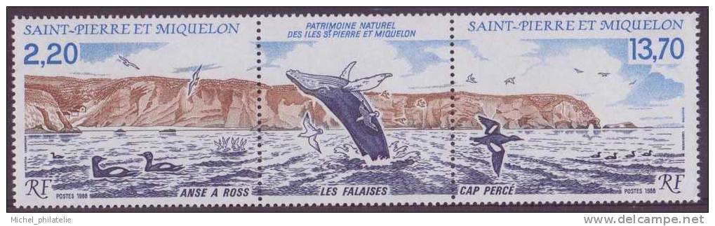 SAINT-PIERRE-ET-MIQUELON N°495A** NEUF SANS CHARNIERE  CHALUTIER PARIMOINE NATUREL DES ILES - Autres & Non Classés