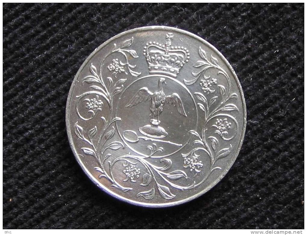 Monnaie Anglaise 25 New Pence  Elizabeth Ii Dg Reg Fd 1977 - 25 New Pence