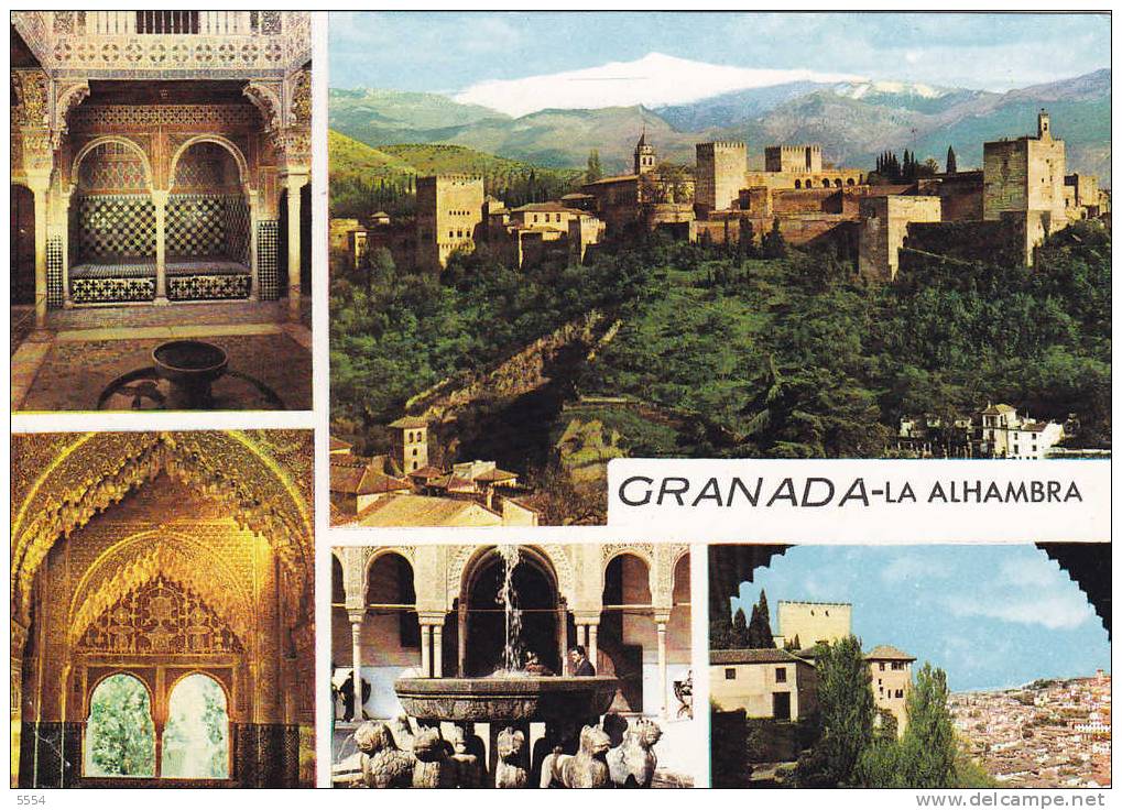 Cpsm  Espagne Andalousie  Granada  La Alhambra - Granada