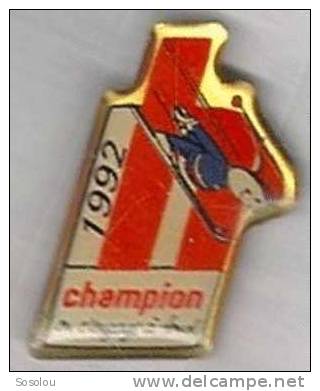 Champion On S'engage A Fond. Le Ski. 1992 - Winter Sports