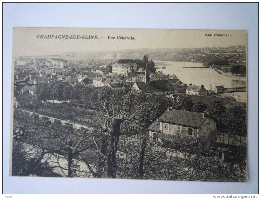 CHAMPAGNE-sur-SEINE  (Seine-et-Marne)  :  Vue Générale  (1) - Champagne Sur Seine