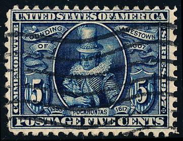 Etats-Unis / United States (Scott No. 330 - Jamestown Exposition) (o) VF - Used Stamps