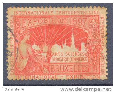 Belgie - Belgique Ocb Nr :  Vicindo Exposition Bruxelles 1897   (zie Scan)  Rust Rouillé - Erinnophilie [E]