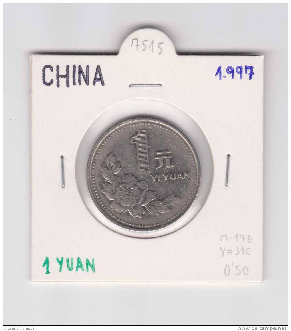 CHINA 1 YUAN  1.997  Y#330  MBC/VF   DL-7515 - Chine