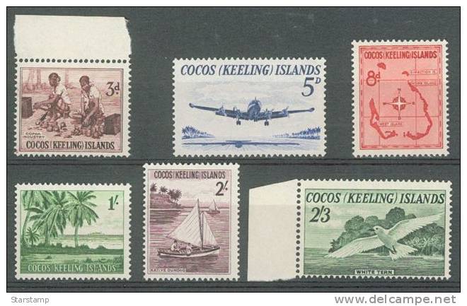 COCOS & KEELING ISLANDS 1963 Set Definitives - Kokosinseln (Keeling Islands)