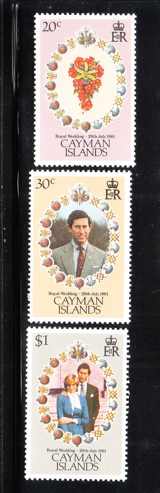 Cayman Islands 1981 Royal Wedding Issue Omnibus MNH - Cayman Islands