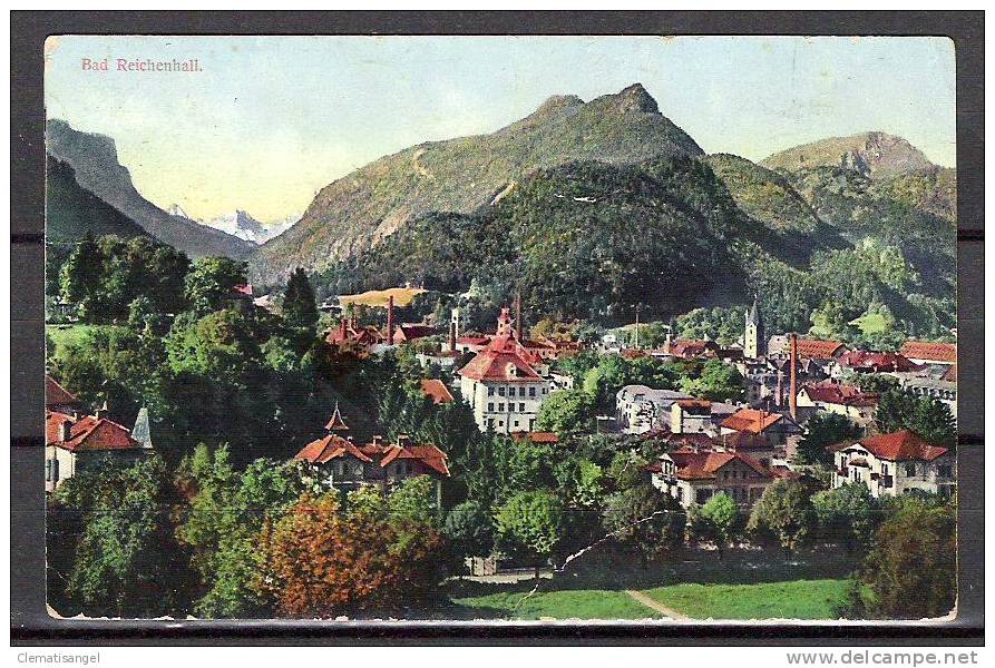 TOP!!  BAD REICHENHALL * GESAMTANSICHT * 1909 **!! - Bad Reichenhall