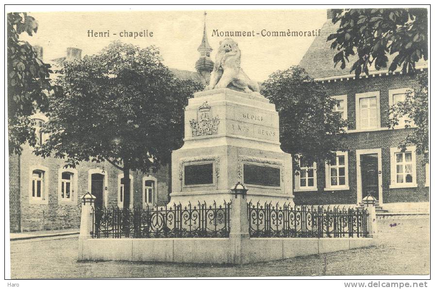 HENRI - CHAPELLE - Monument Commémoratif (1704)mx - Welkenraedt
