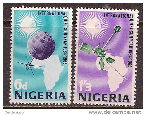 NIGERIA - Yvert - 169/70**  Cote 0,80 &euro; - Climat & Météorologie