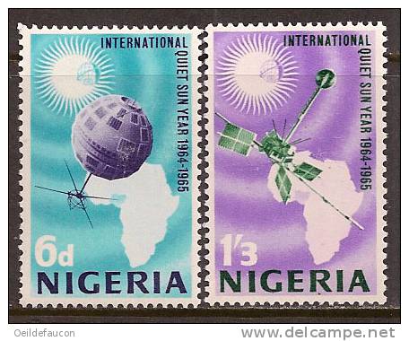 NIGERIA - Yvert - 169/70**  Cote 0,80 &euro; - Climat & Météorologie