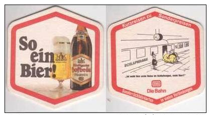 Stuttgarter Hofbräu , Die Bahn - Bierdeckel