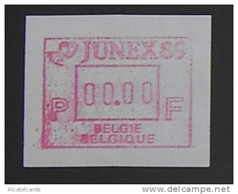 ATM: JUNEX - NULDRUK - E Papier Op GOM - Zijde. 3 Stuks Gekend ! RRR!!! - Autres & Non Classés