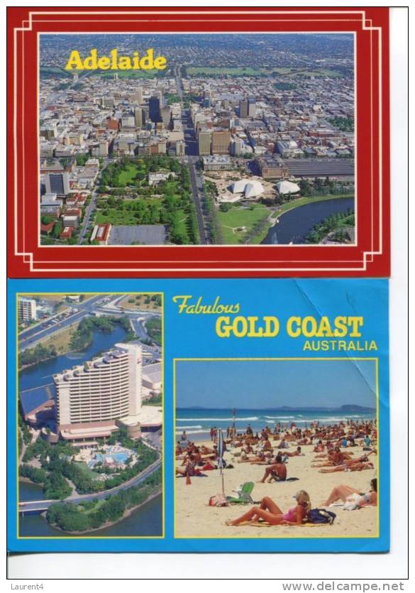 (0414) - 2 X Casino Postcard - Adelaide & Gold Coast - Casinos