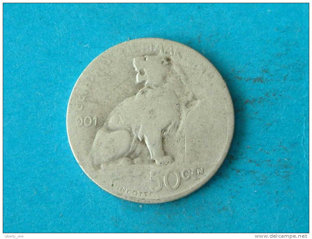 1901 VL - 50 Cent ( Morin 193 ) / ( For Grade, Please See Photo ) !! - 50 Centimes