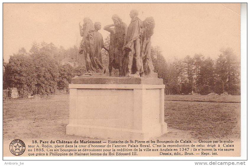 Mariemont - Parc Du Châeau De Mariemont - Eustache De St Pierre Et Les Bourgeois De Calais - Morlanwelz