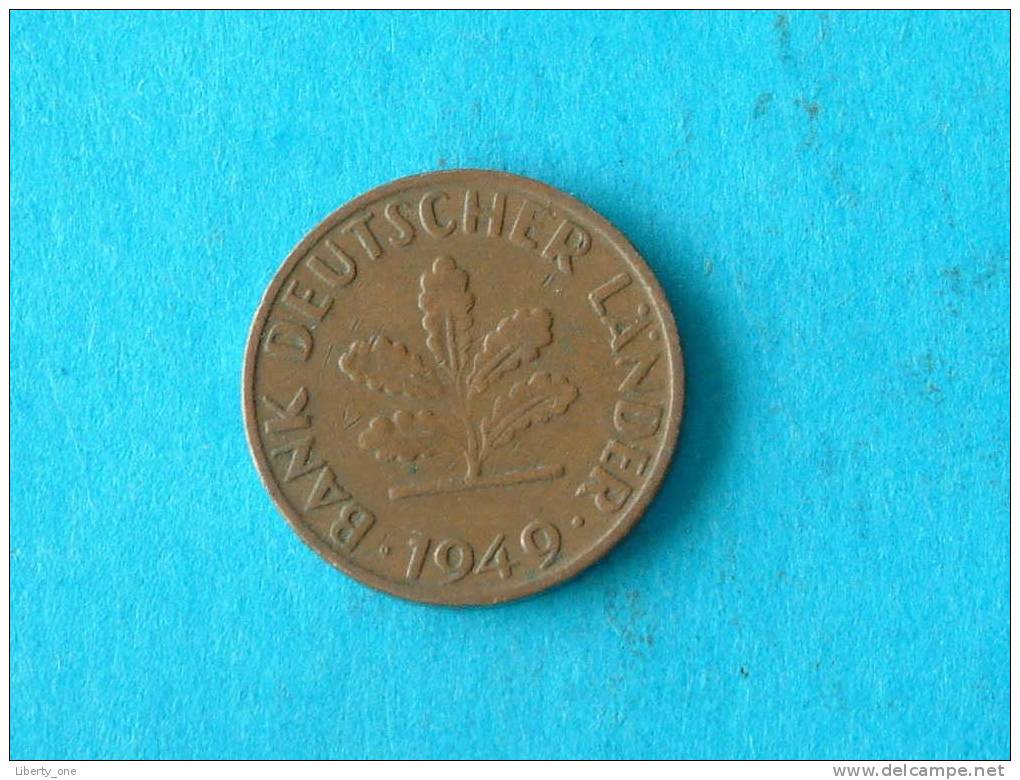 1949 F - 1 PFENNIG - KM A 101 ( For Grade, Please See Photo ) ! - 1 Pfennig