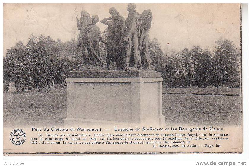 Parc Du Château De Mariemont - Eustache De St Pierre Et Les Bourgeois De Calais - Morlanwelz