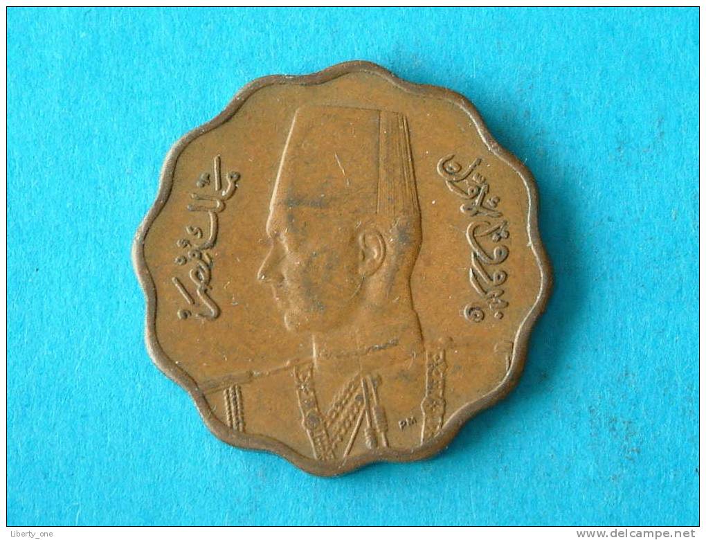 1943 - 10 MILLIEMES / KM 361 ( For Grade, Please See Photo ) ! - Egypte