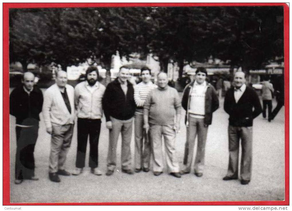 PHOTO De Presse  38 VIENNE Joueurs De Boules - Concours De Boules - Other & Unclassified