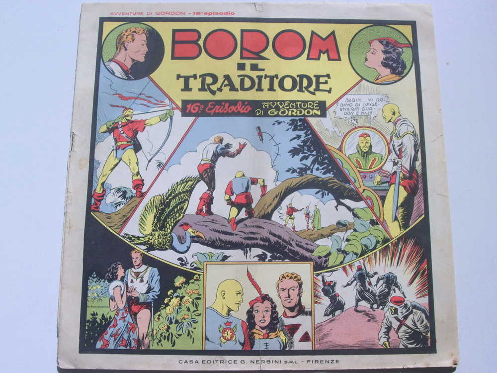 NERBINI - AVVENTURE DI GORDON N. 16 -   BOROM IL TRADITORE - EDIZIONE 1957 - - Comics 1930-50