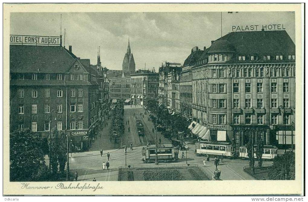 Hannover - Bahnhofstrasse - Tram ! - Hotel PALAST & Hotel ERNST AUGUST - Hannover