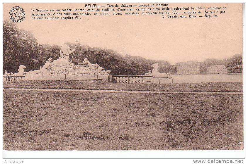 Beloeil - Parc Du Château - Groupe De Neptune - Beloeil