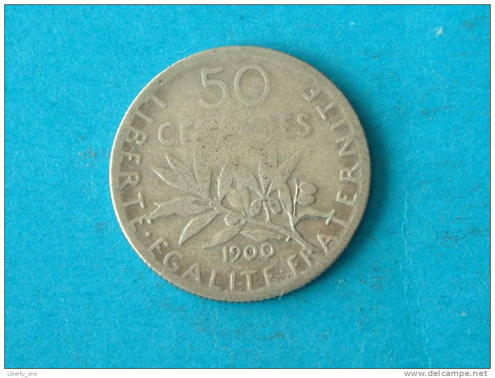 1900 - 50 Centimes / KM 854 ( For Grade, Please See Photo ) !! - Autres & Non Classés