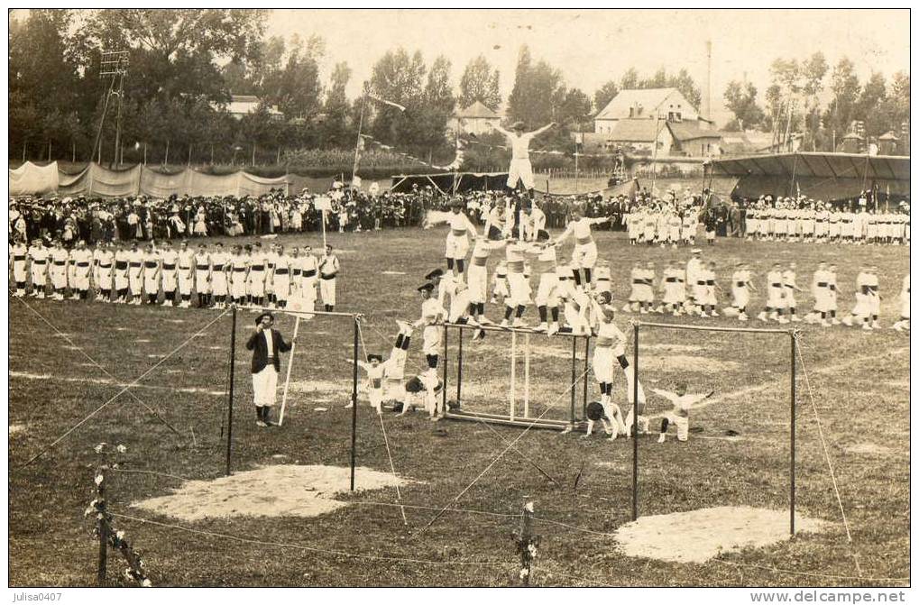 TONNERRE (89) Carte Photo Concours De Gymnastique Belle Animation - Tonnerre