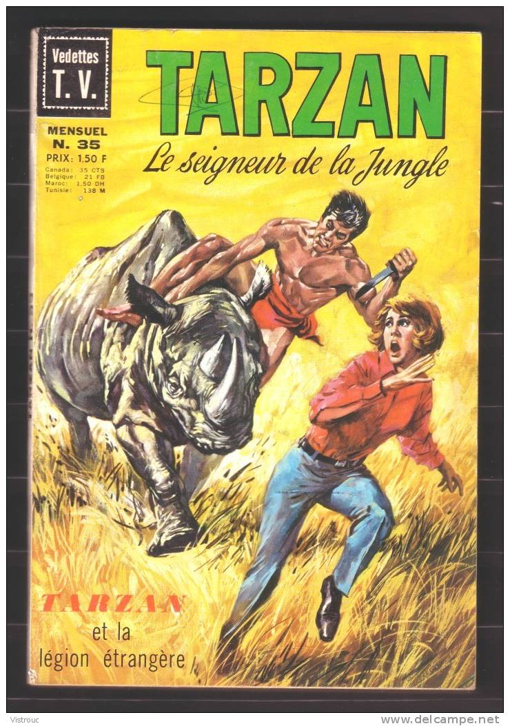 TARZAN N° 35 - 1971 - SAGédition 1 Ière Série - Paris - 25 % Cote BDM. - Tarzan